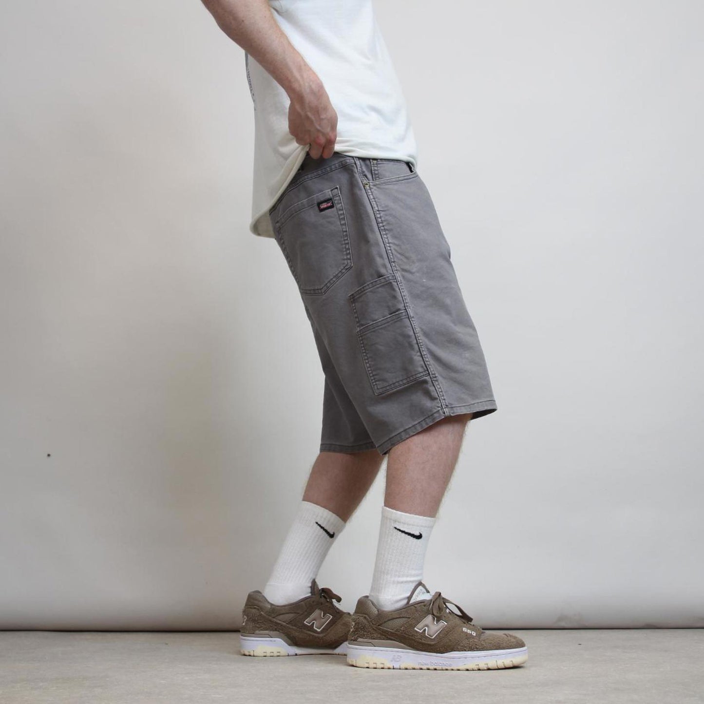 Grey Dickies carpenter jorts W36