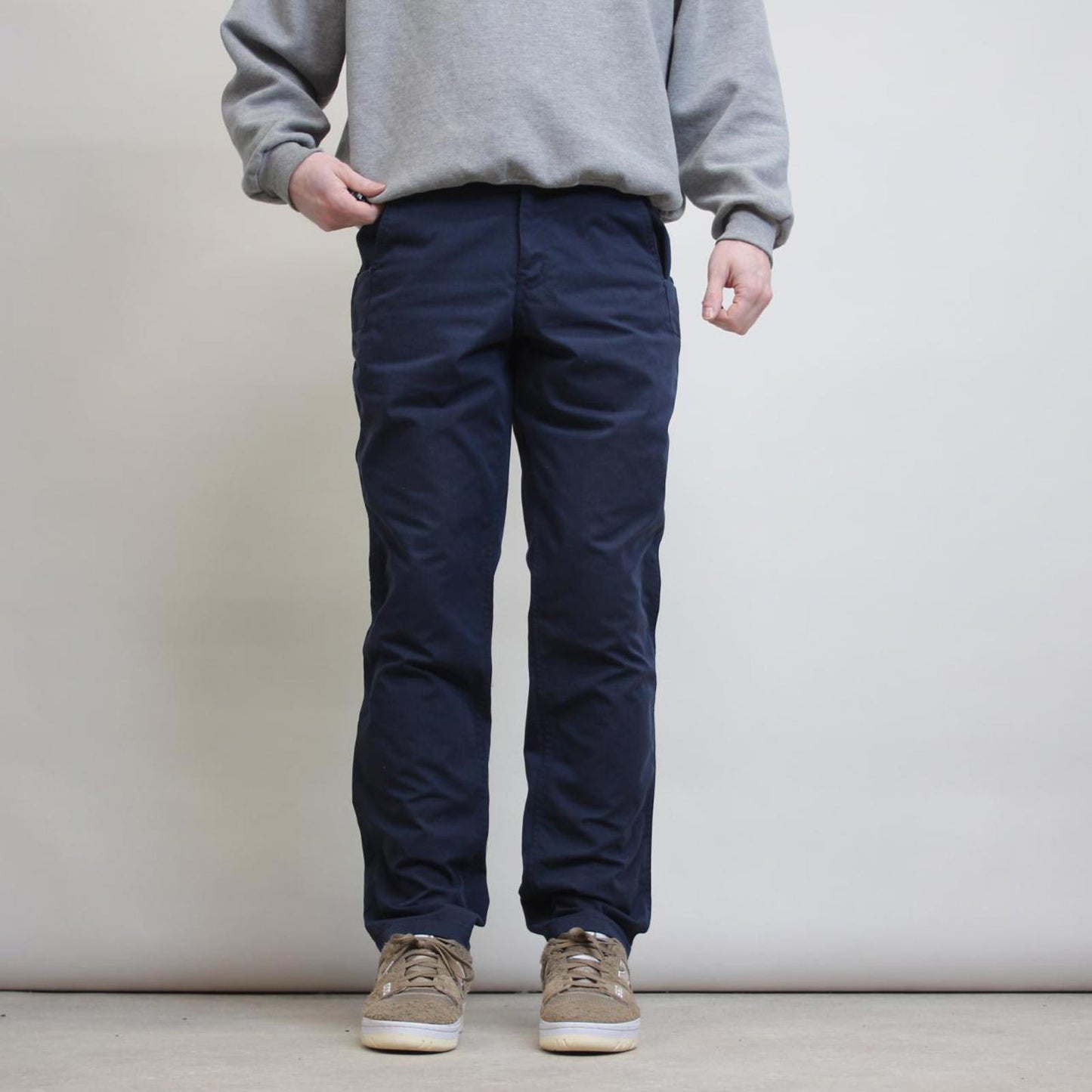 Carhartt trousers W30 L32 navy 90s style pants patch logo