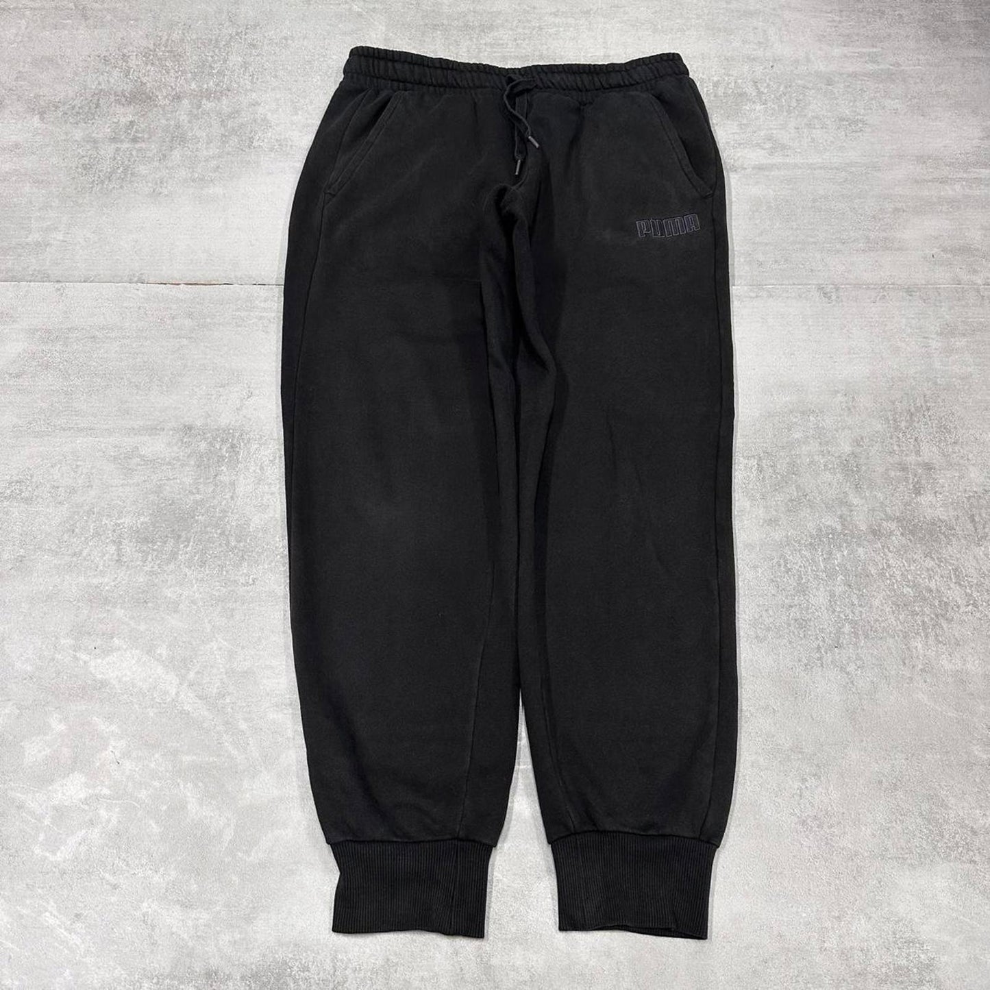 Loose Y2k Black Puma joggers L