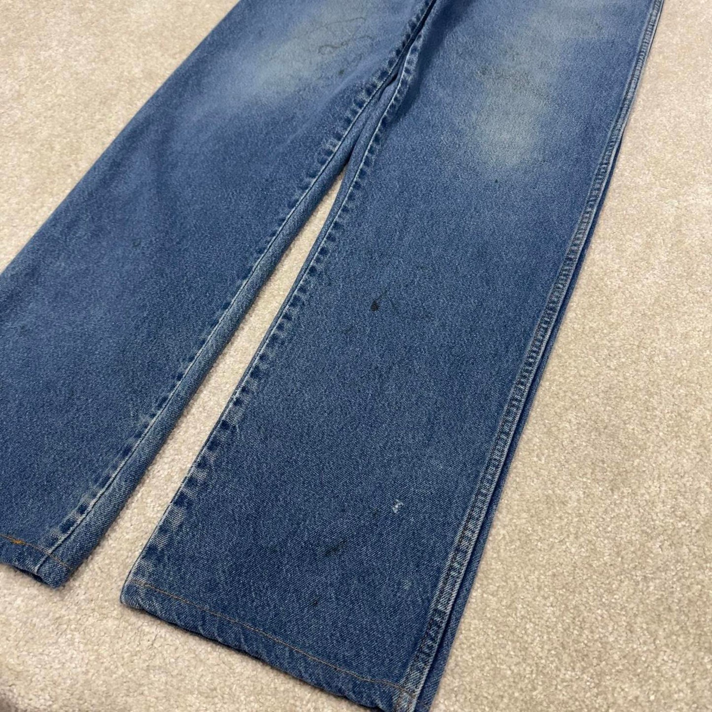 Vintage 90s Dickies jeans y2k skater style W38L33 blue denim 5 pocket workwear pants