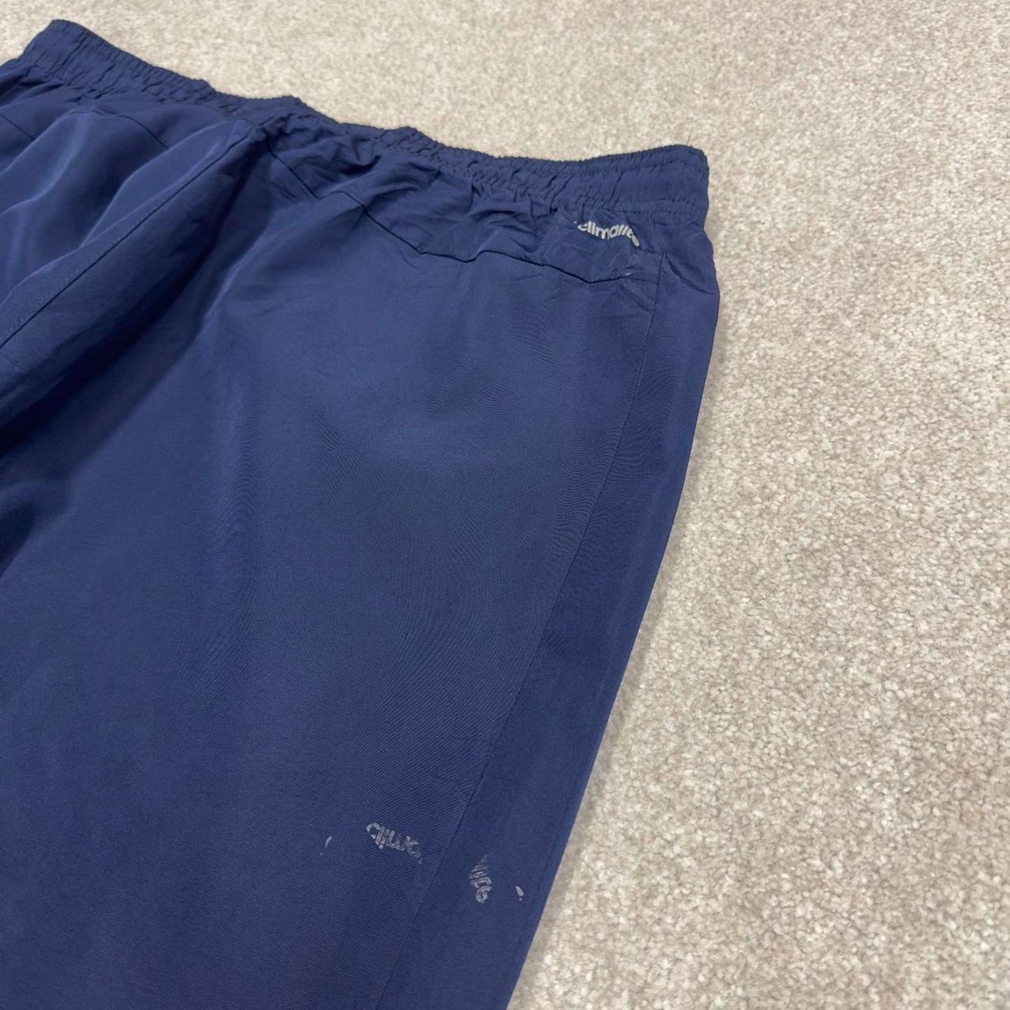 00s y2k Adidas tracksuit bottoms XL navy loose sporty style trackies side stripe track pants