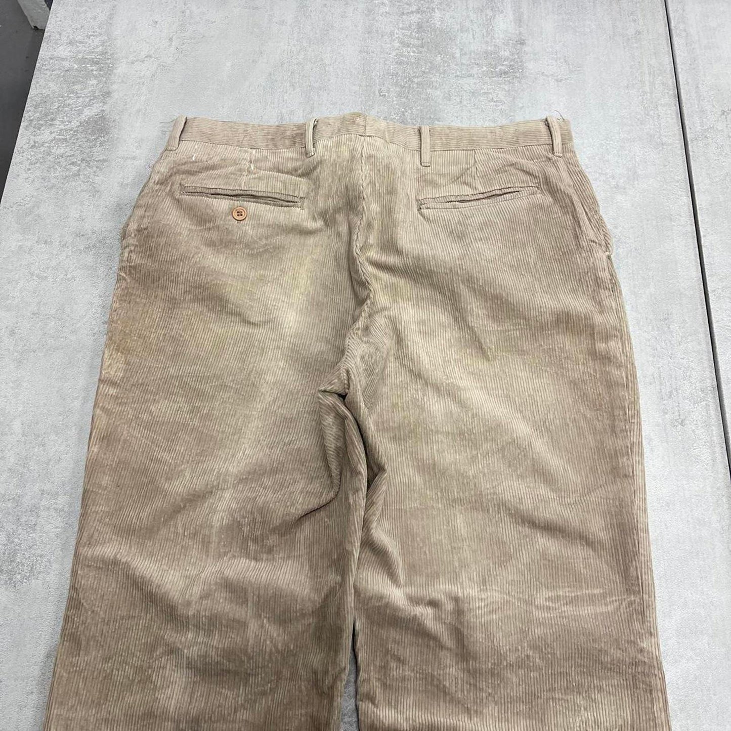 Beige Corduroy trousers W36L33