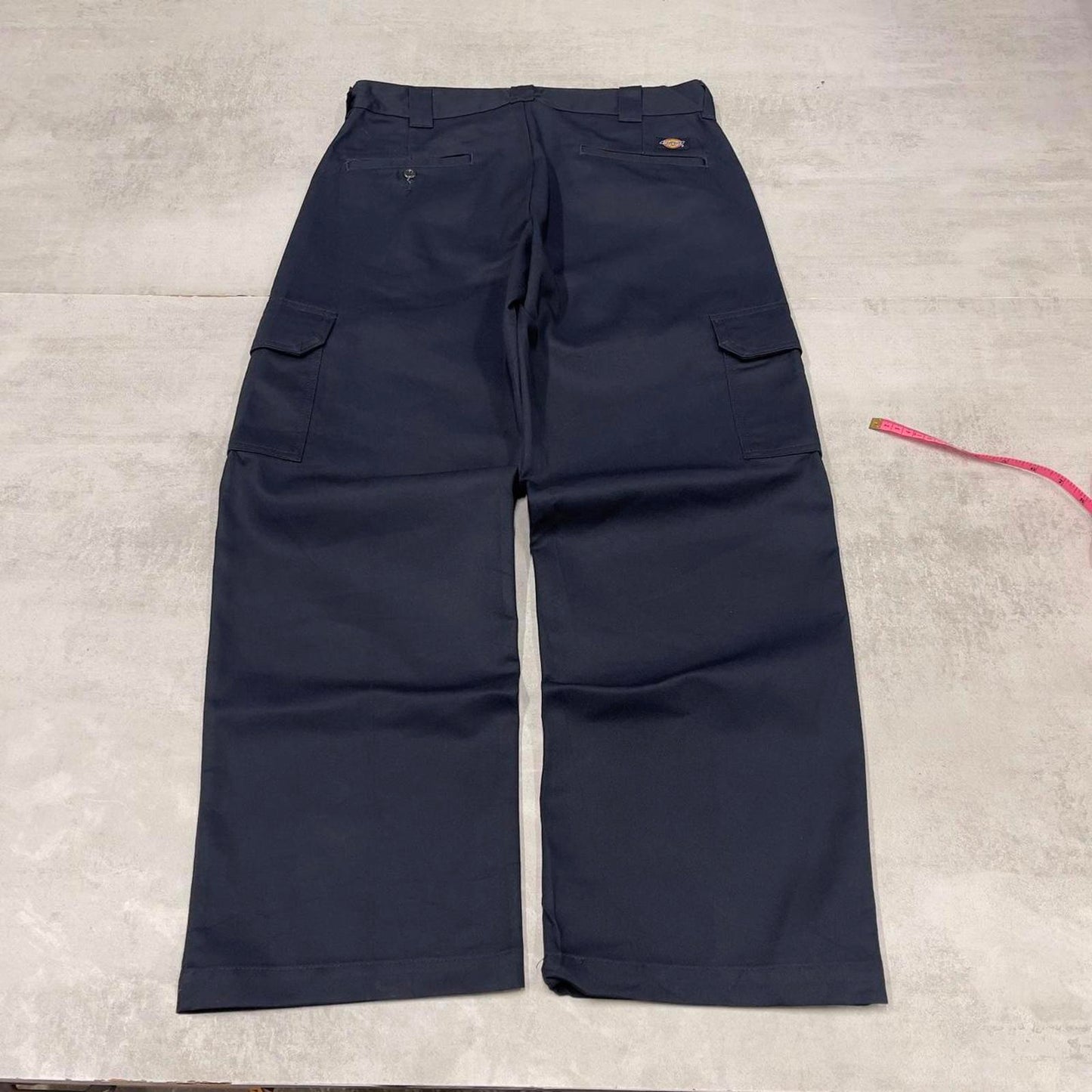 Loose Dickies cargo trousers W32L30 navy chino style skater cargo pants