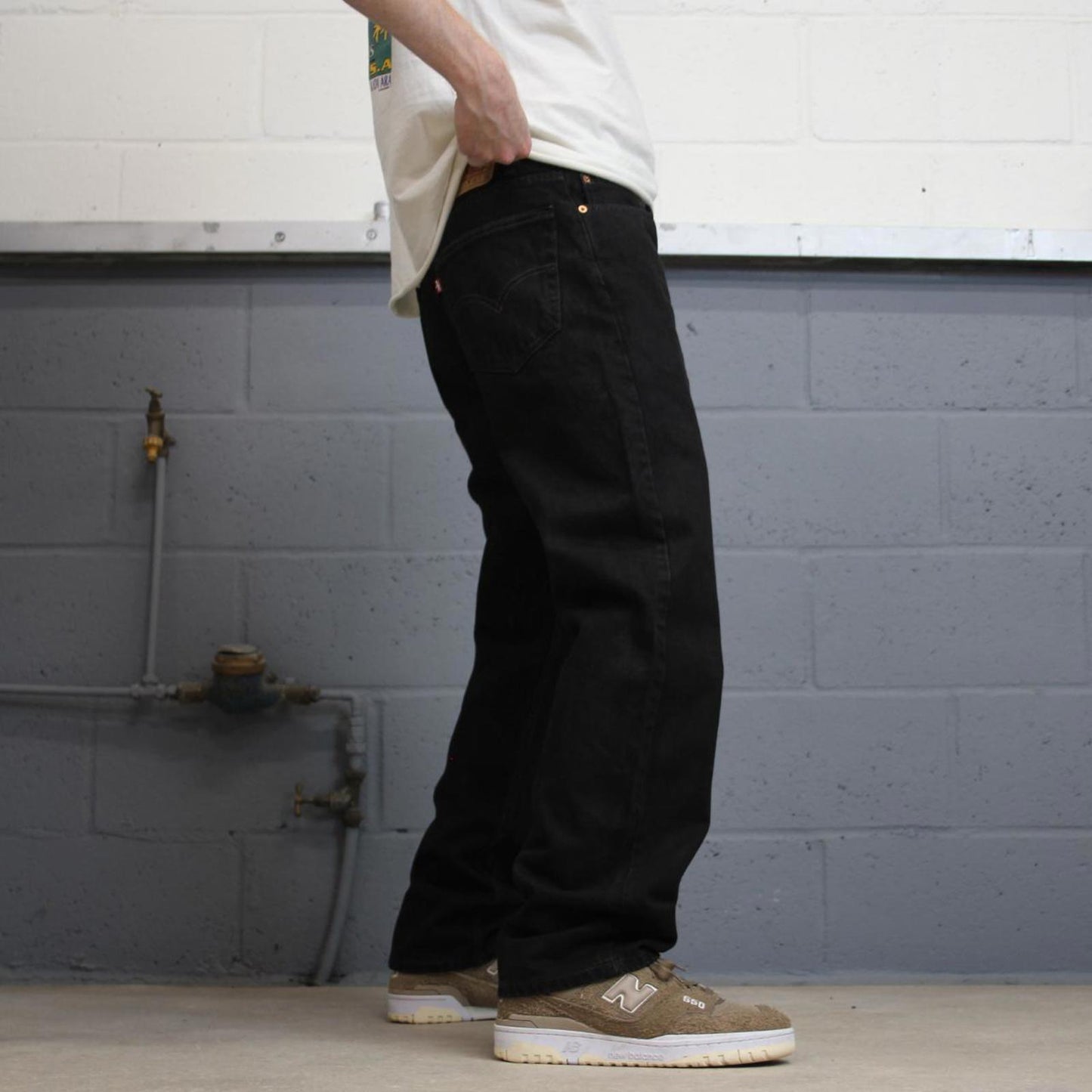 Vintage Black Levi's 505 jeans W34L30