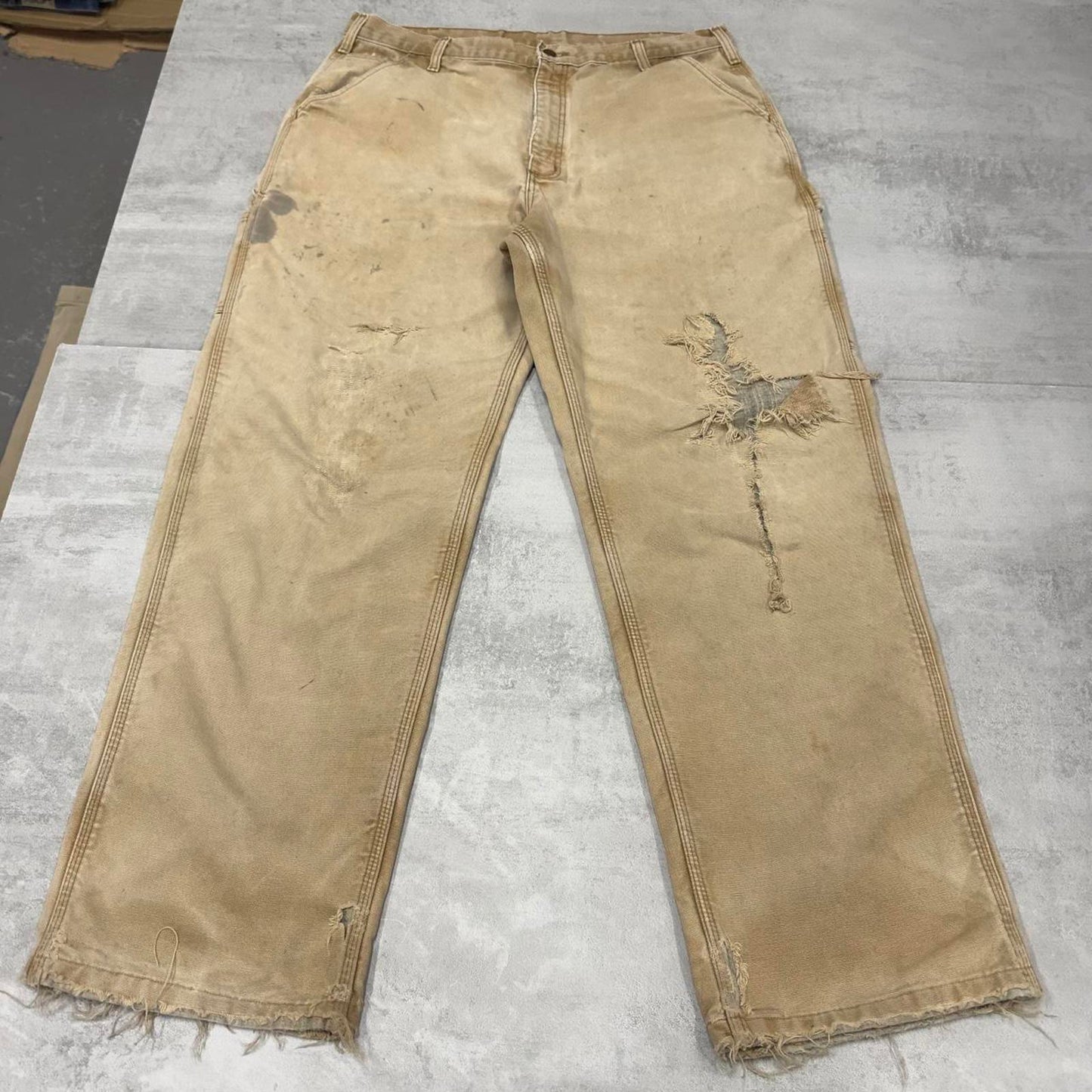 Tan Carhartt Carpenter pants W36L32