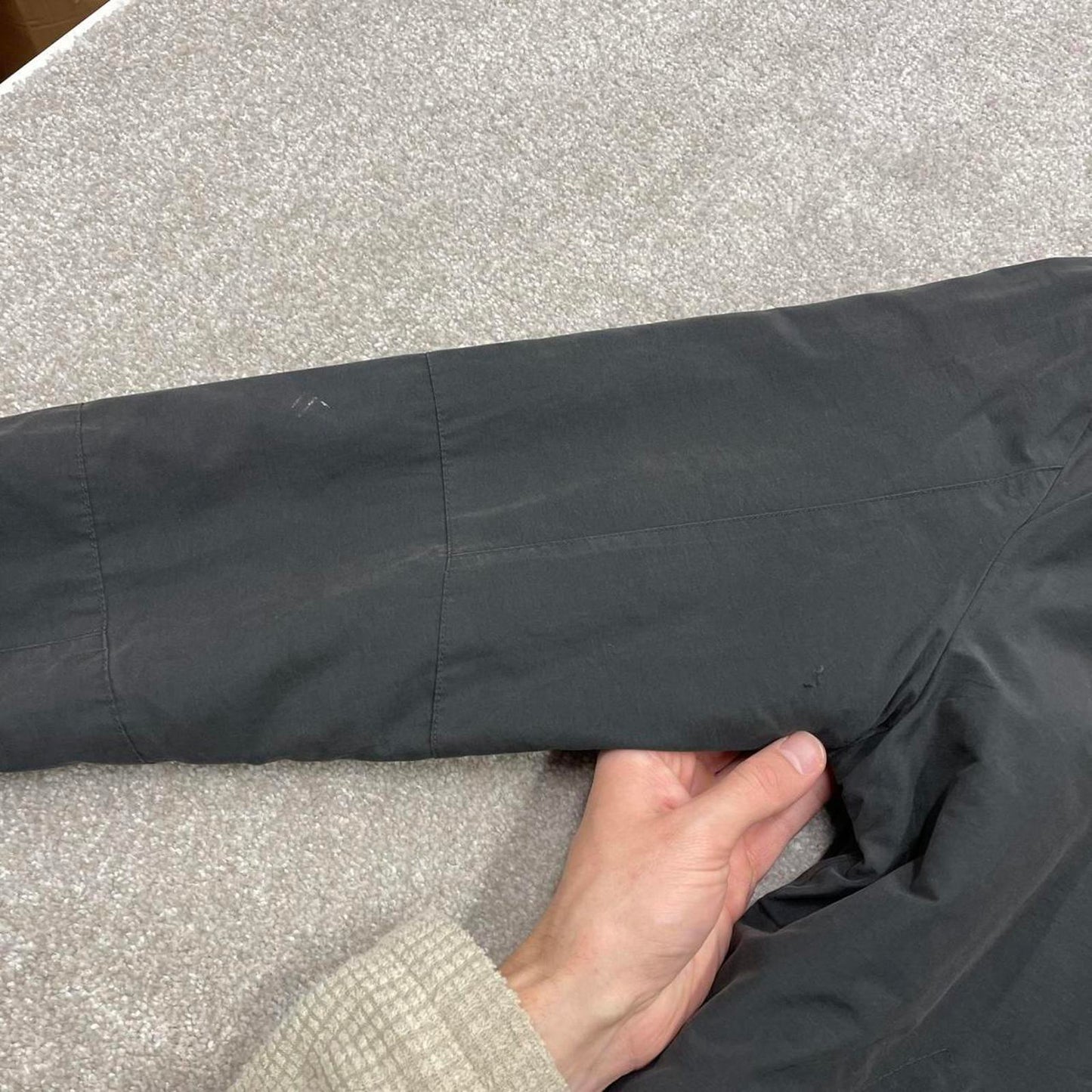Y2K Quiksilver technical bomber jacket grey Fleece lined windbreaker bomber coat