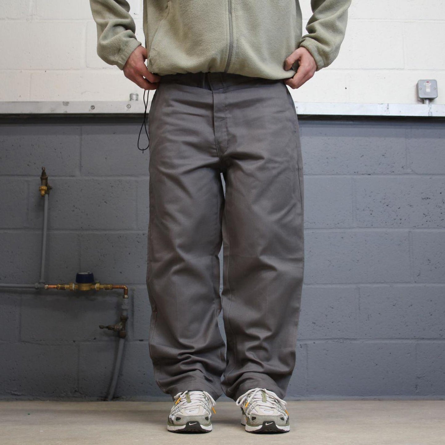 Y2k Dickies 874 work pants grey Loose twill chino skate style trousers