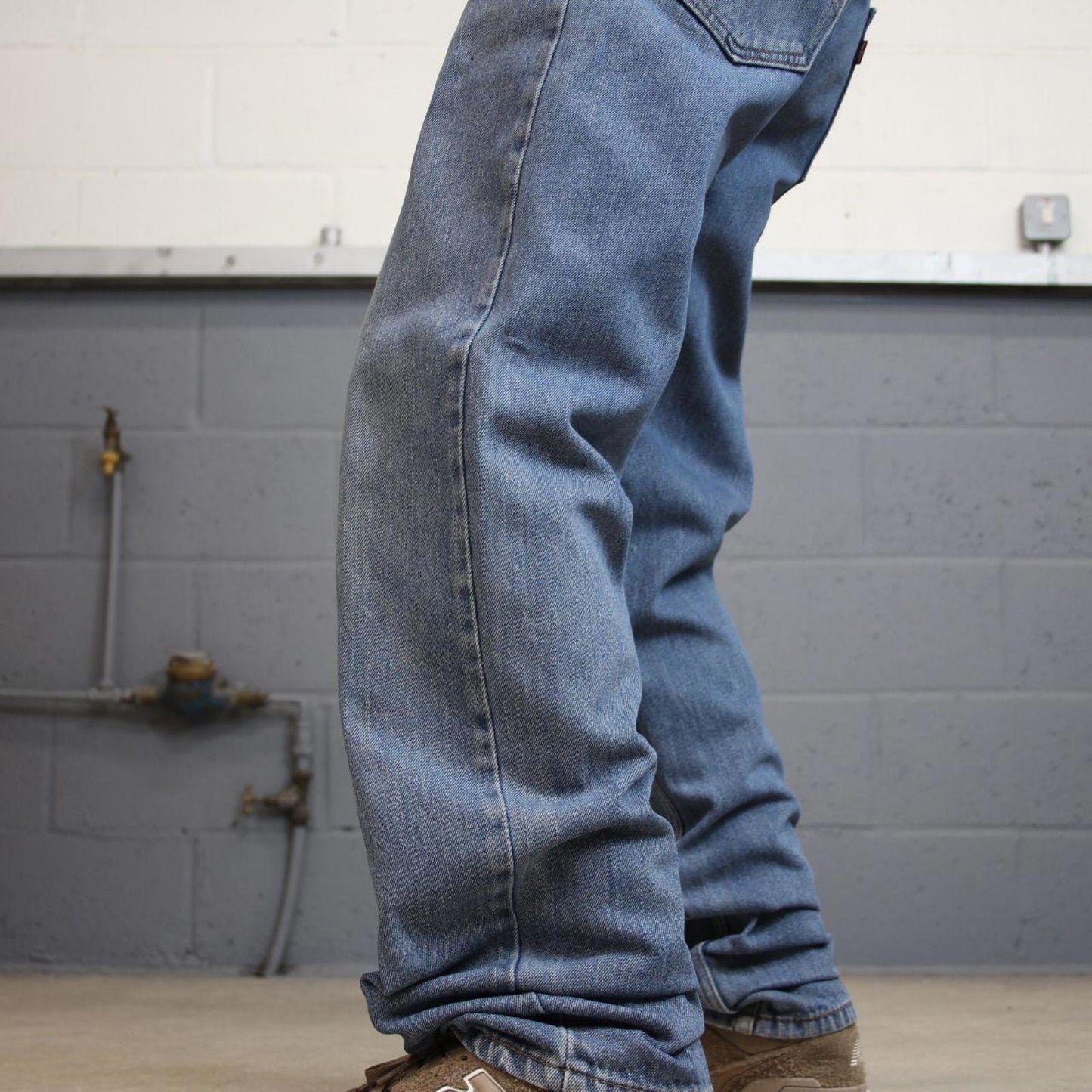 Baggy Levis 550 jeans W34 L34 blue loose 90s relaxed style skater jeans red tab logo