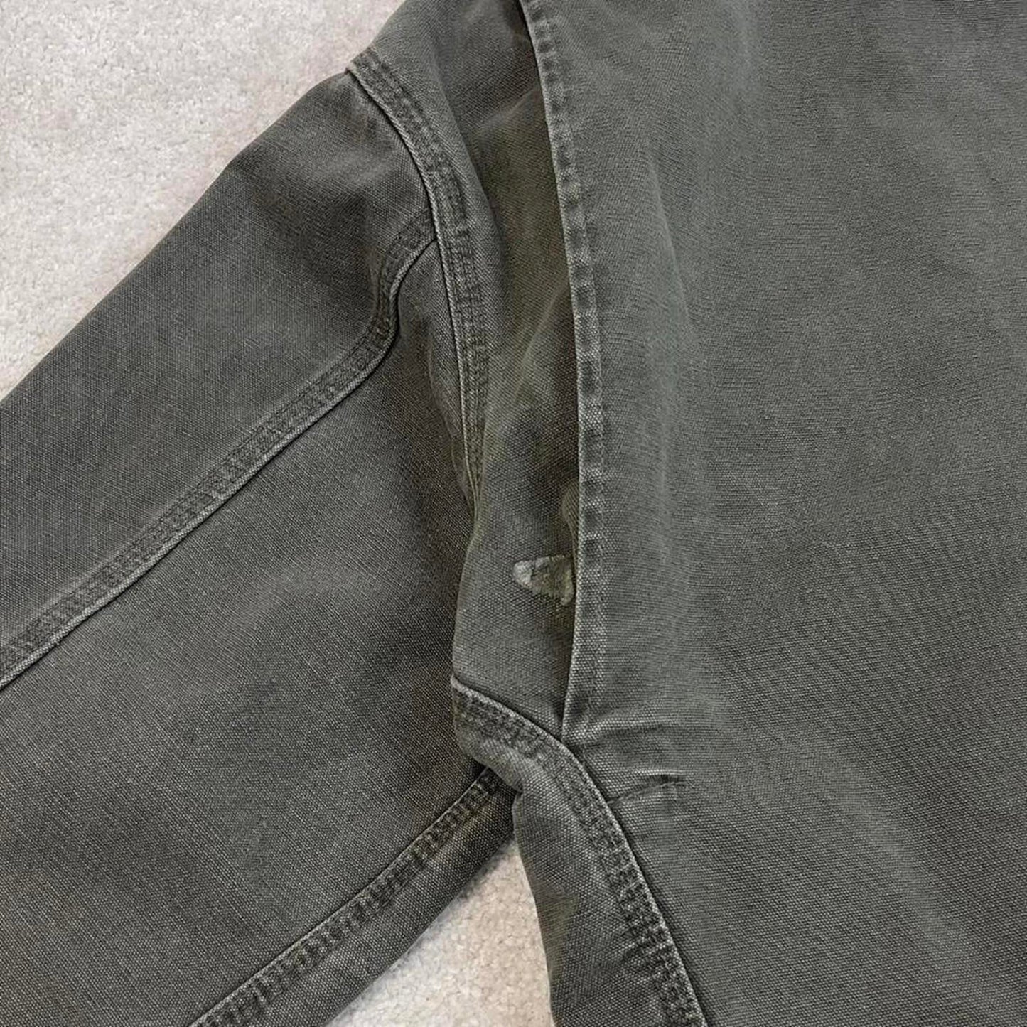 Vintage green Carhartt Detroit jacket Large technical boxy cropped fit J97MOS 90s skater style