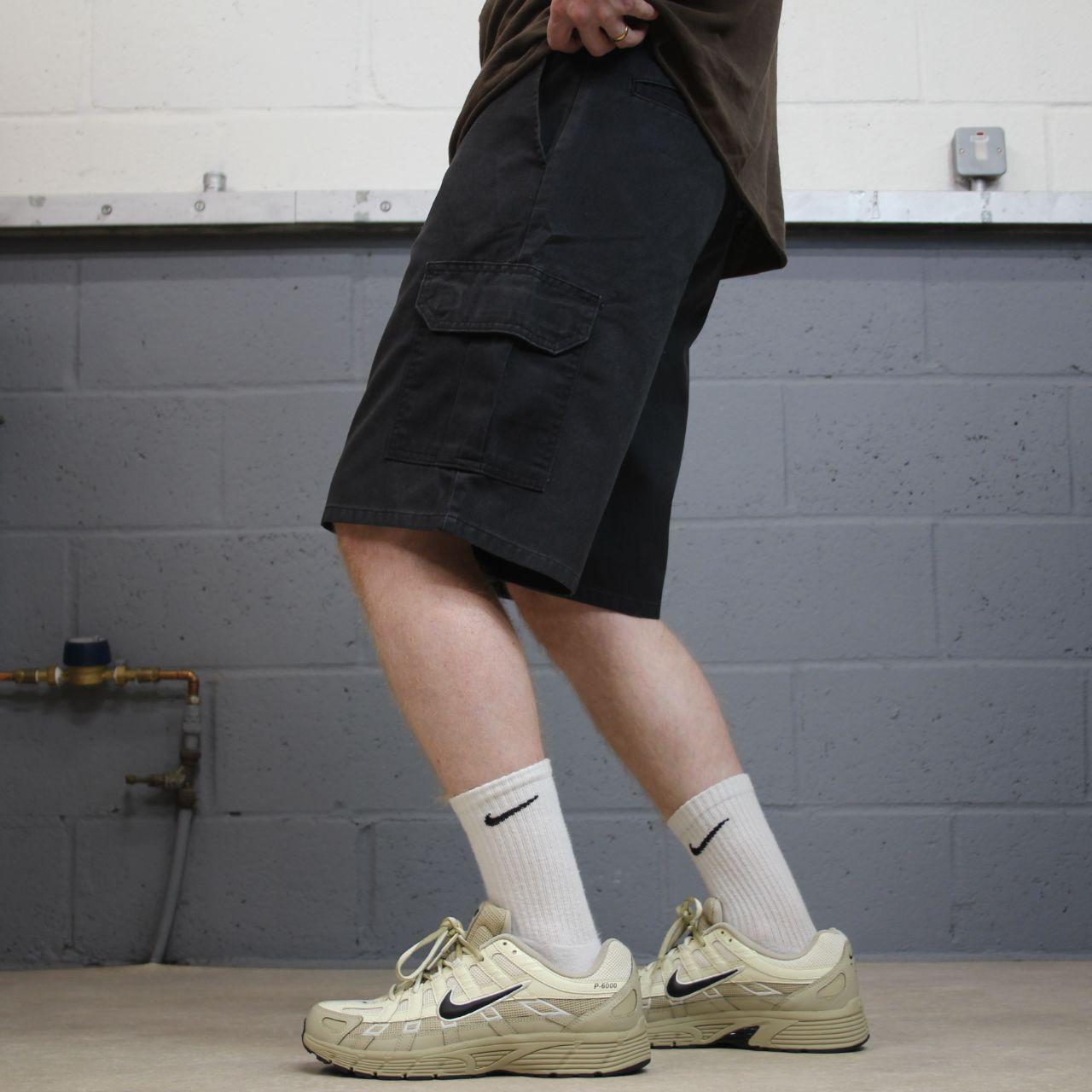 Dickies cargo chino shorts black Twill chino style skater shorts loose leg festival