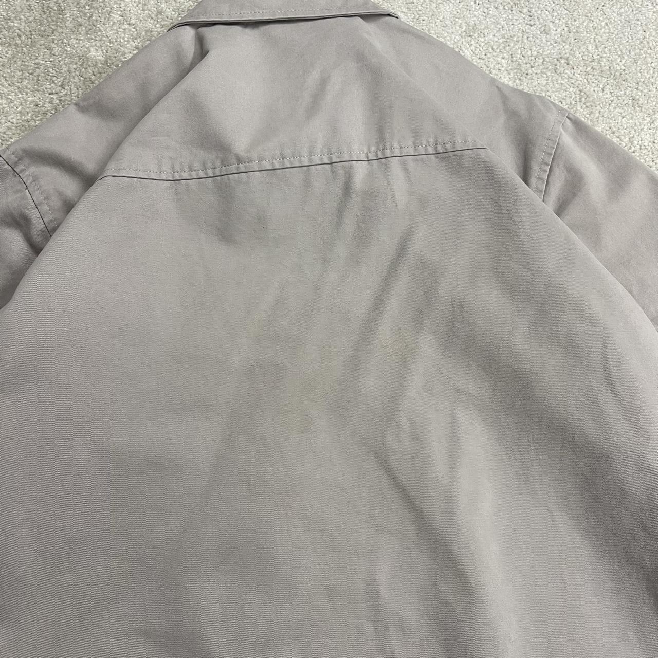 Y2K Quiksilver harrington jacket embroidered Large men's grey Surf bomber style