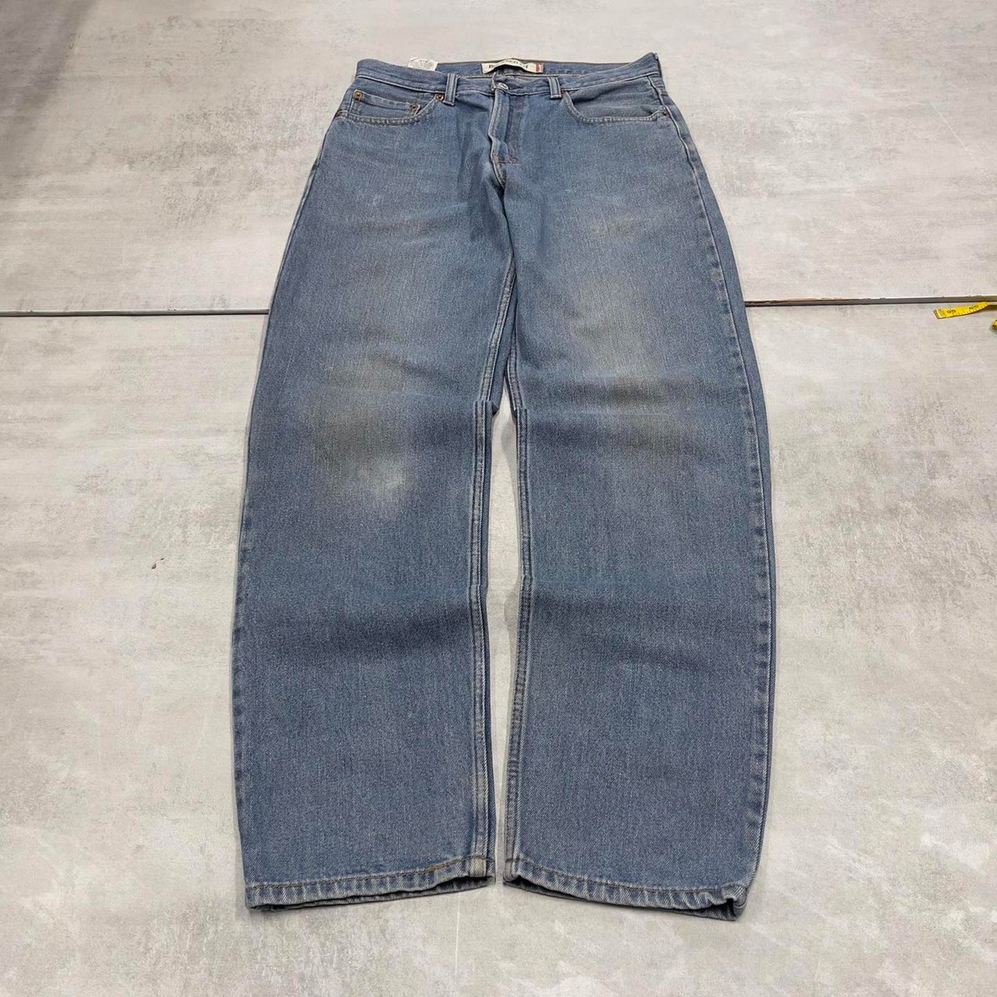 Baggy Levis 550 jeans W34 L34 blue loose 90s relaxed style skater jeans red tab logo