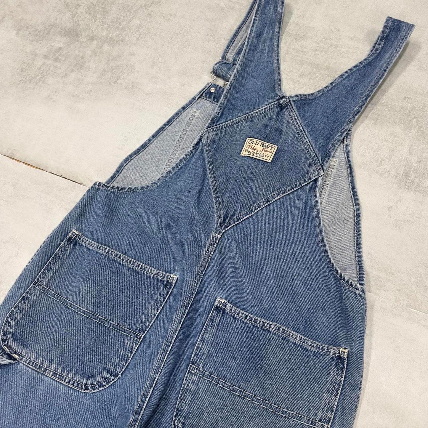 Vintage Old Navy dungarees W34L30 blue mens denim overalls