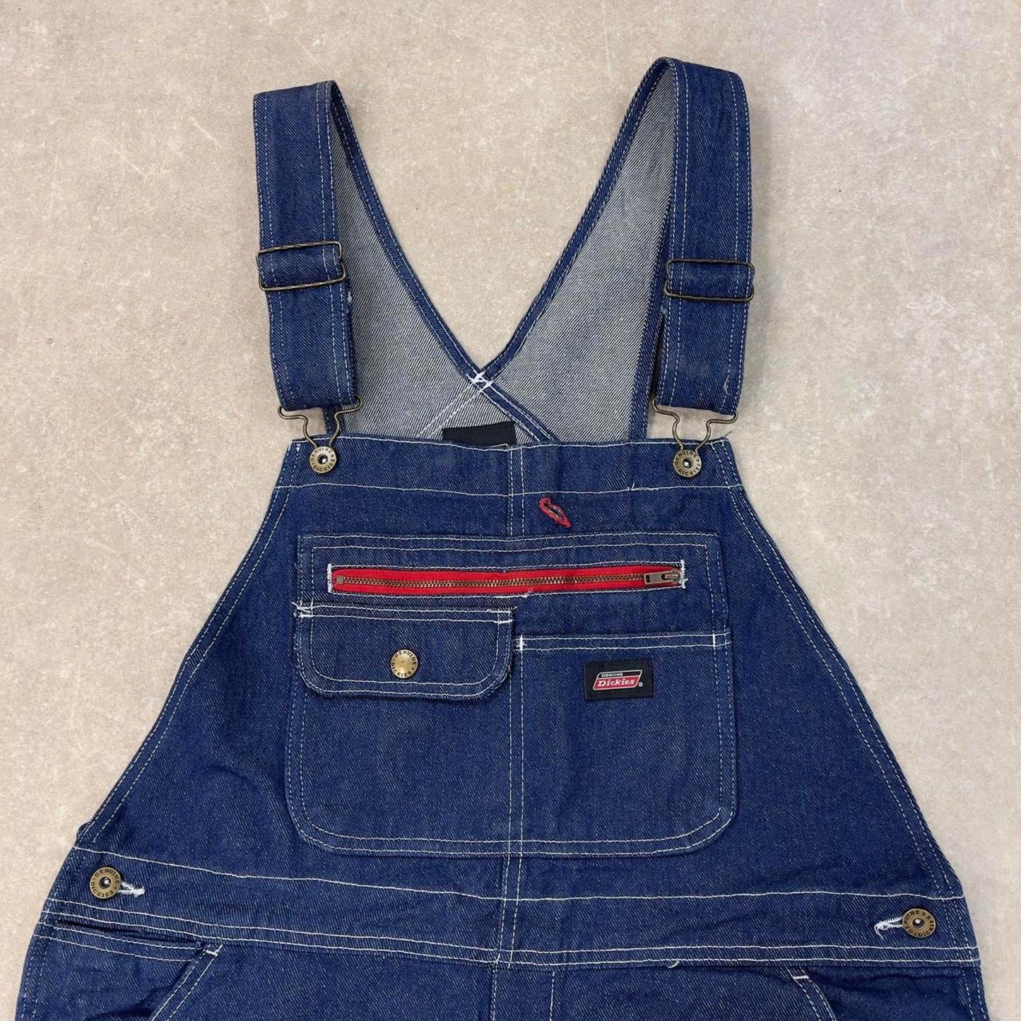 Dickies dungarees W38 L33 USA blue mens denim overalls