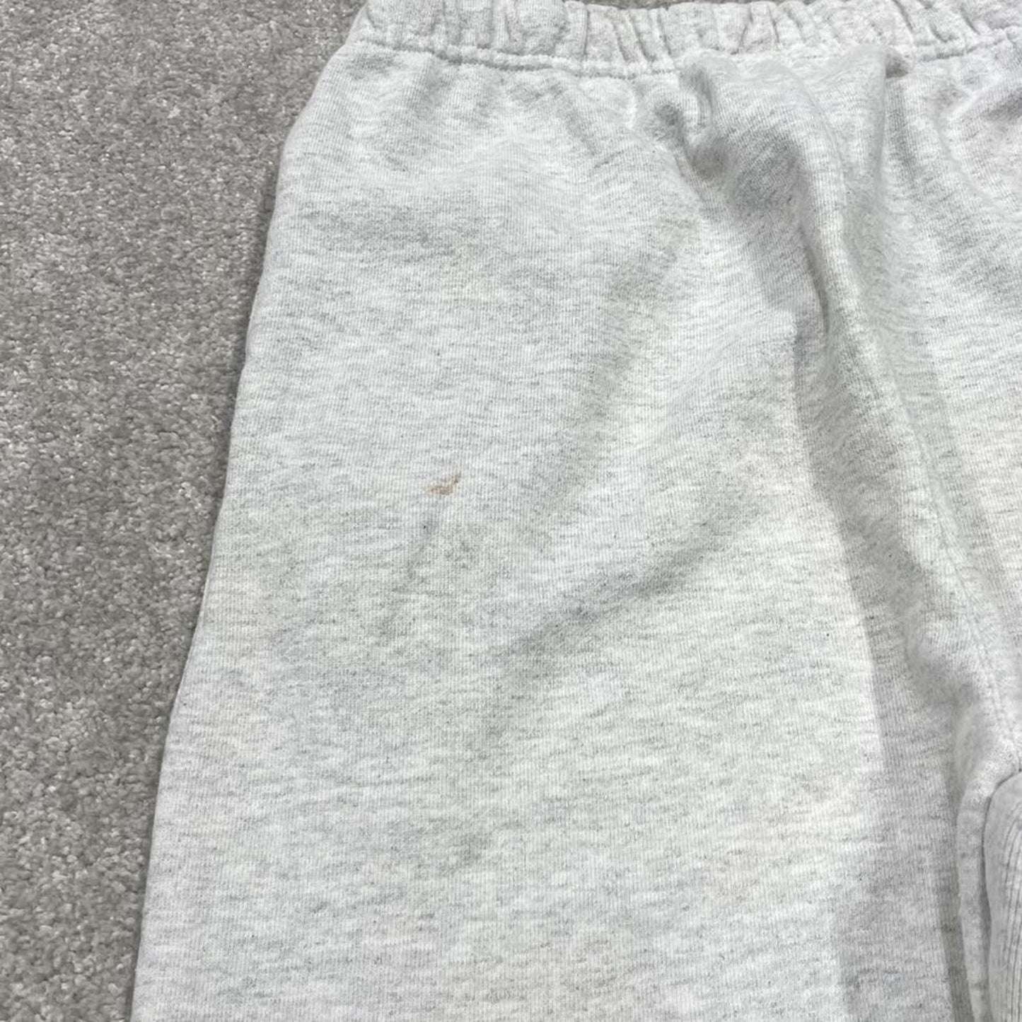 Y2k Champion Kylie sweatpants joggers cuffed grey Medium Loose THICK printed tracksuit bottoms