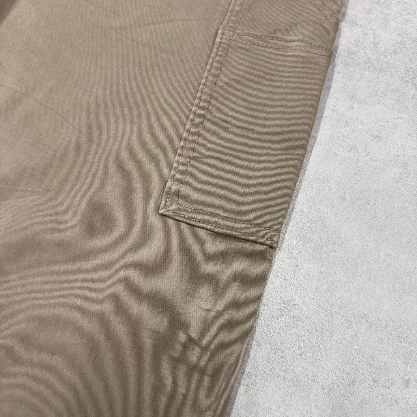 Beige Levis Carpenter Jeans W38L28 straight leg cargos red tab logo skater style