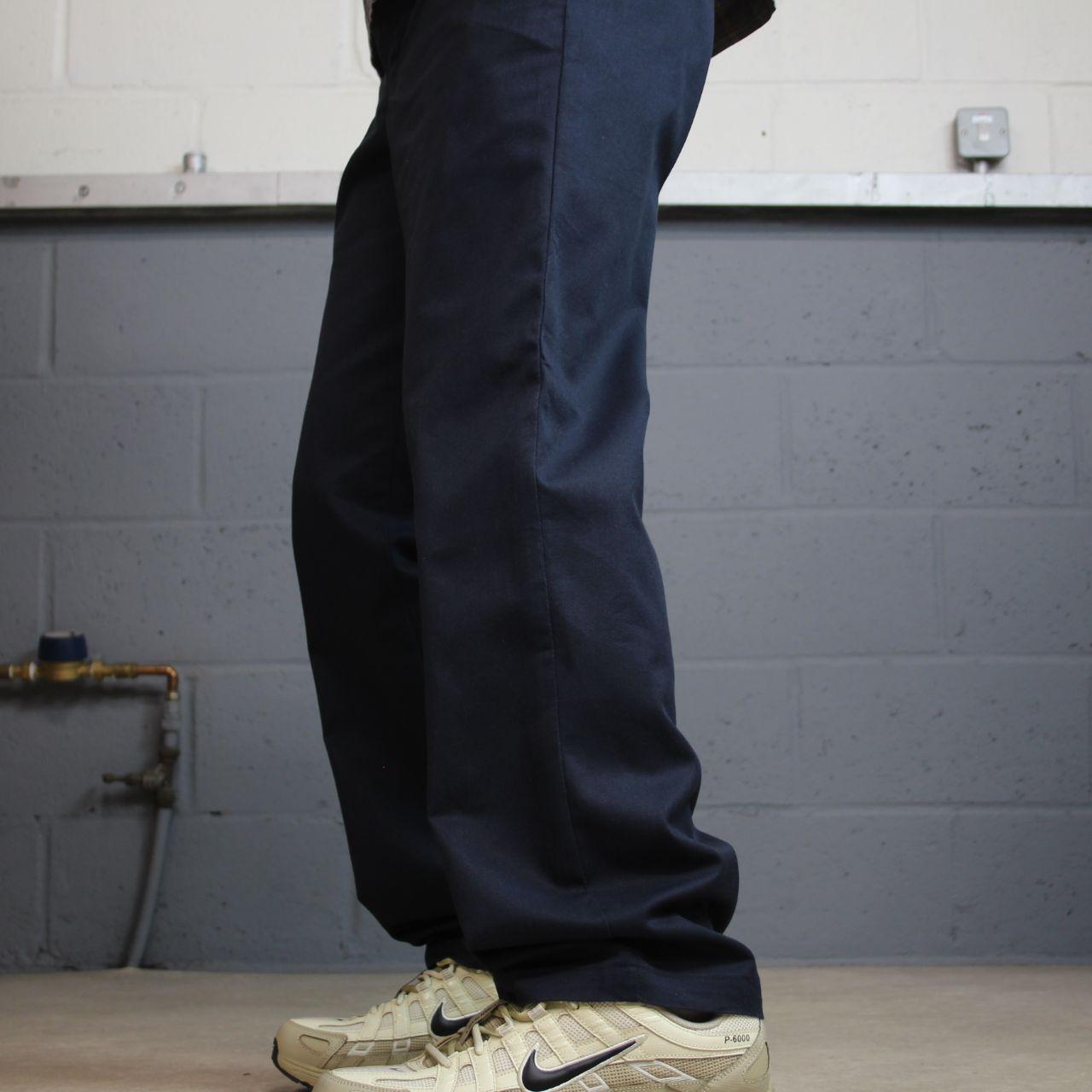Dickies cargo pants navy straight fit W32L32 Chino skate style work trousers