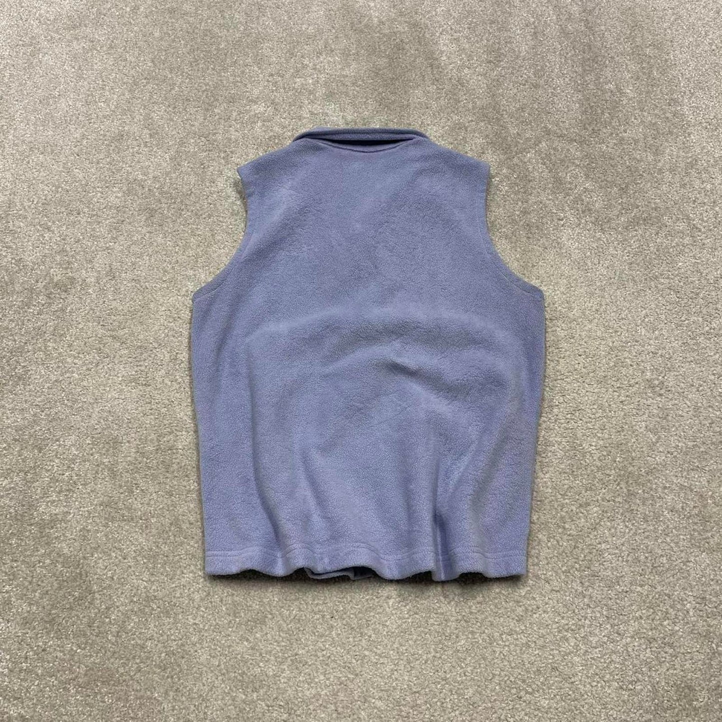 00s Columbia technical fleece gilet M women's lilac full zip up y2k style autumn