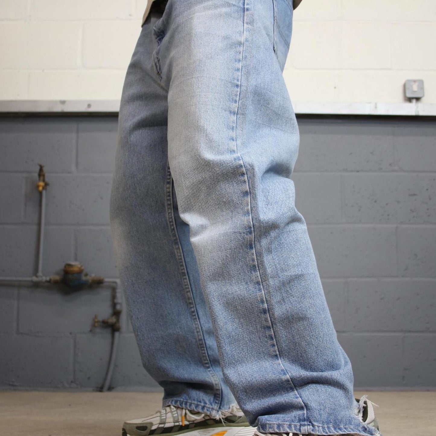 Loose Wrangler jeans W38L29 blue y2k 90s style 5 pocket denim pants