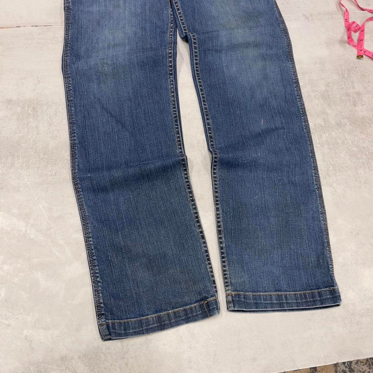 Mens Carhartt carpenter jeans W34L36 blue denim relaxed 90s style cargos