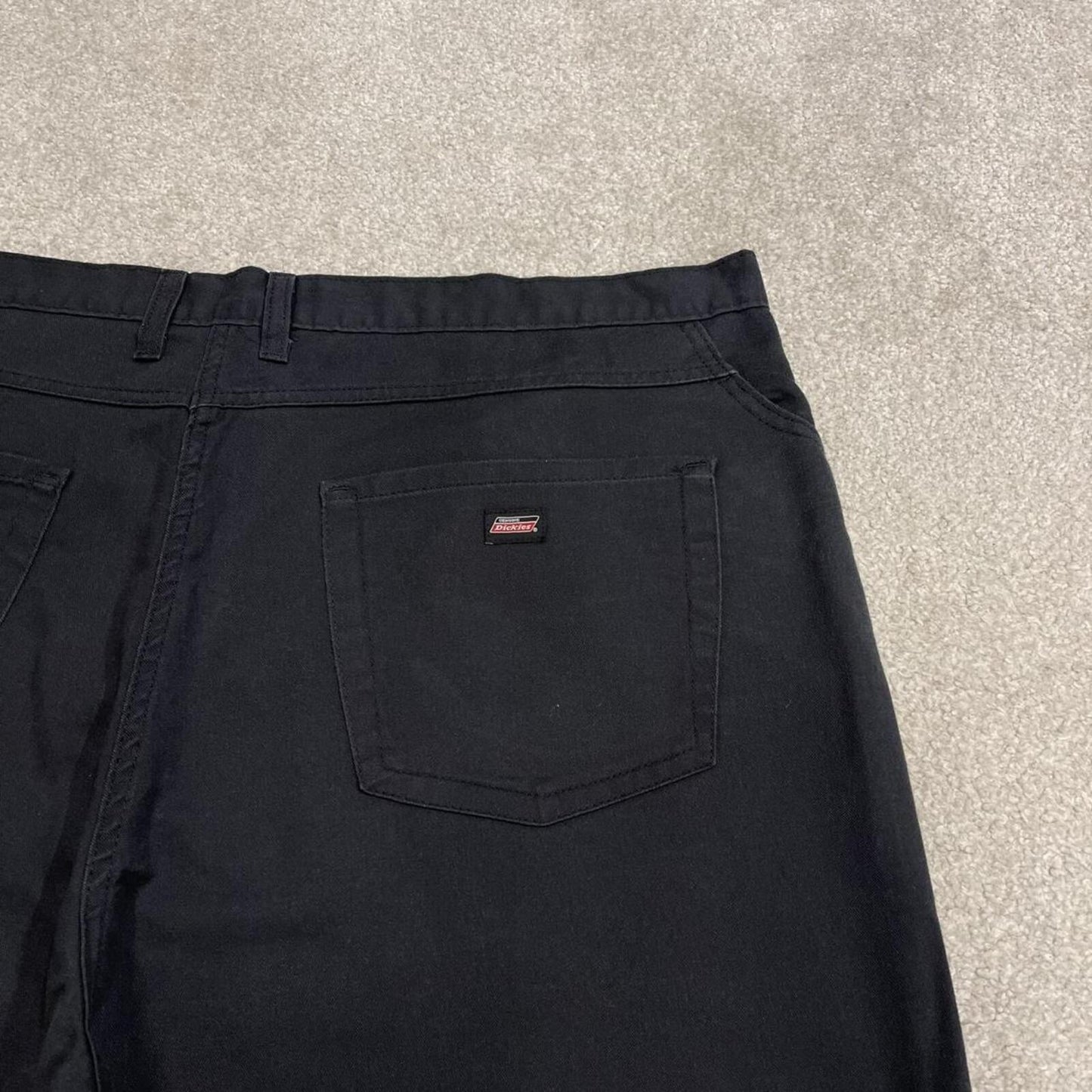 Dickies long baggy shorts chino black Skater / surf style shorts long loose fit festival