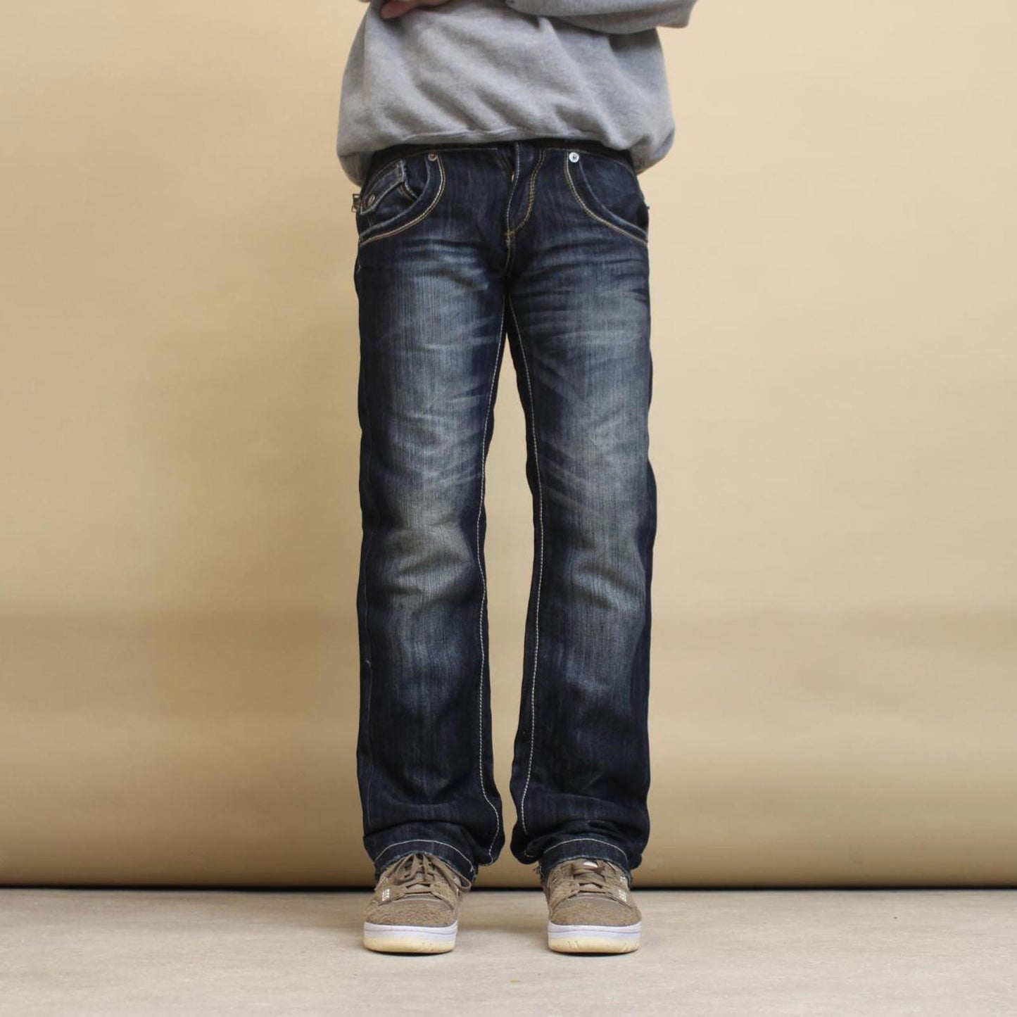 Kolapso jeans W30L34 straight y2k hip hop style denim jeans