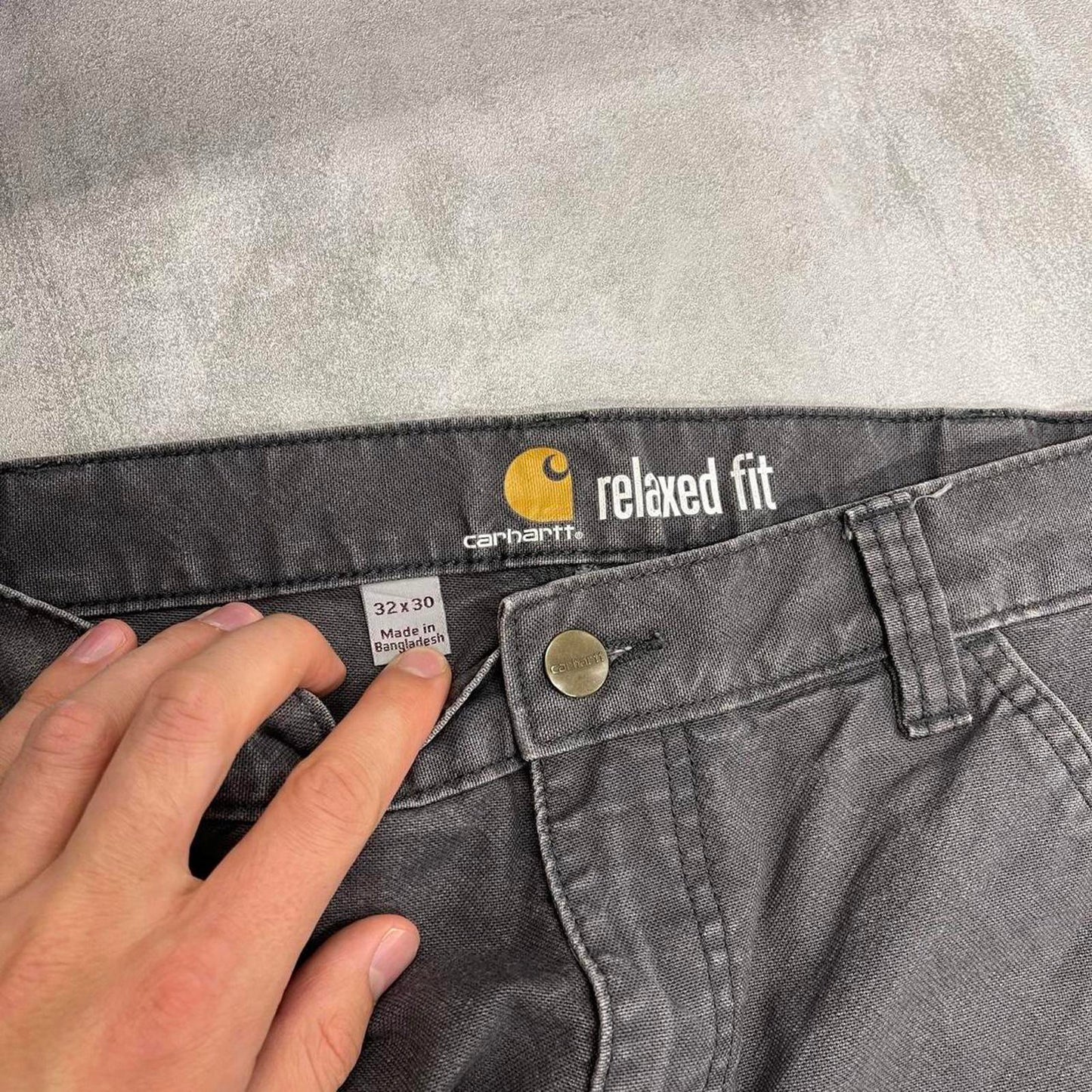 Mens Carhartt double knee carpenter pants W32 L30