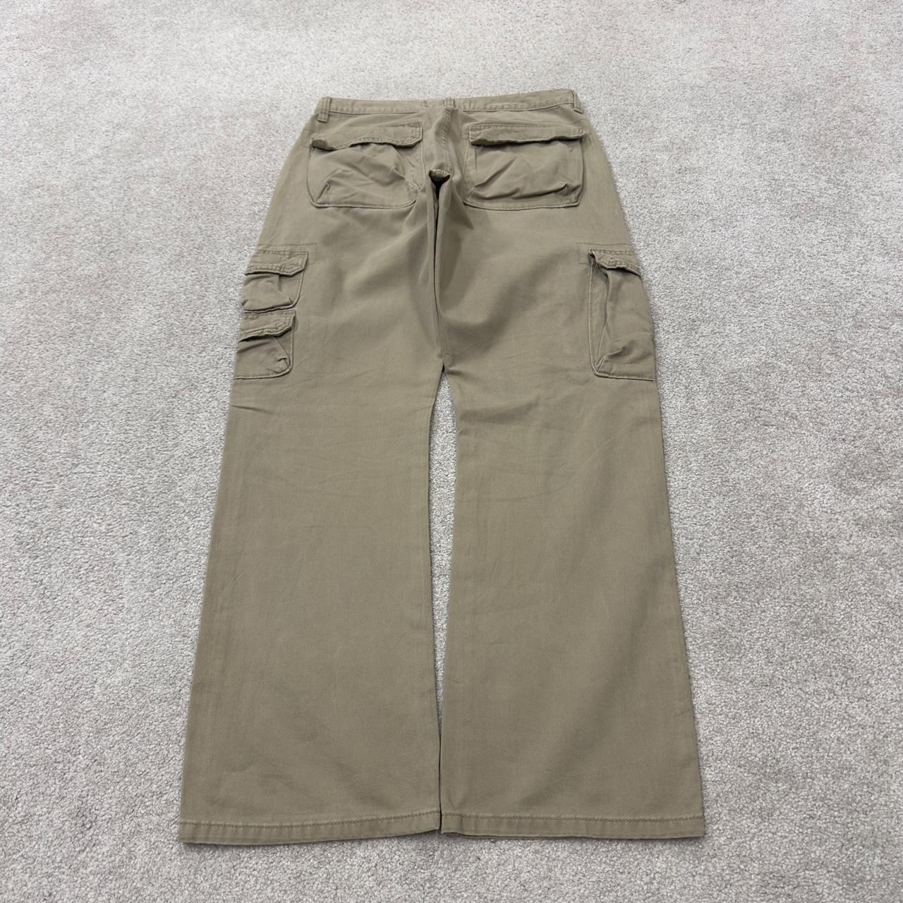 Wrangler cargo pants y2k khaki W32L32 Loose straight leg utility skater work pants