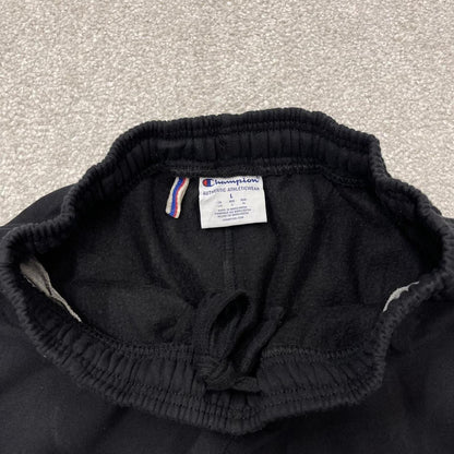 Champion sweatpants black cuffed joggers Slim embroidered tracksuit bottoms