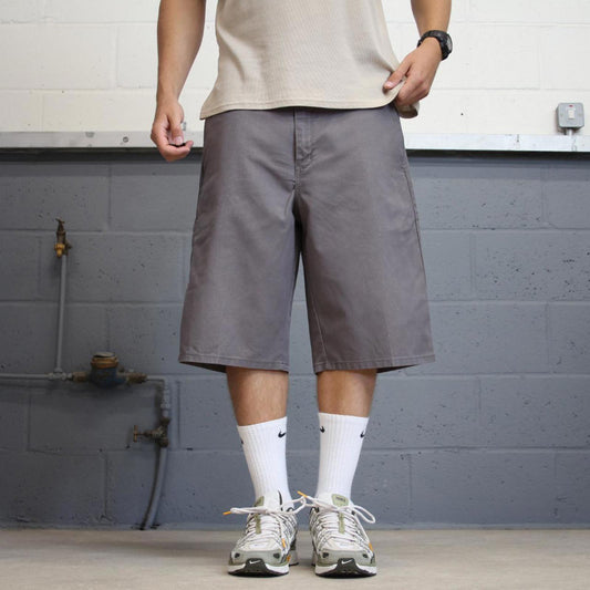 Baggy Grey Dickies carpenter shorts W38 Loose baggy chino style skate shorts