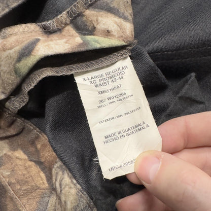 Fleece baggy camo cargo pants khaki Advantage timber Realtree camouflage trousers