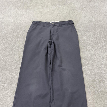 Dickies chino skate pants y2k grey Straight leg 2000s style twill chino trousers