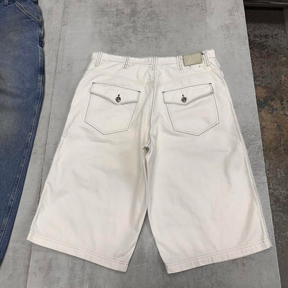 Mens Baggy Sean John jorts W38 long wide leg skater 90s style extra pocket hip hop