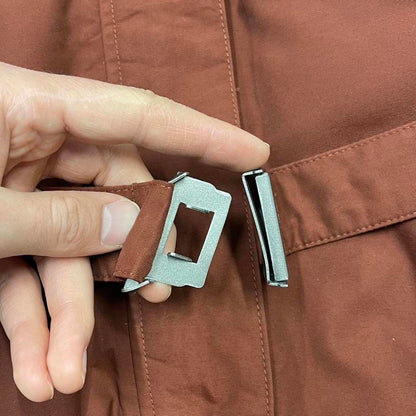 North Face HyVent puffer jacket L women's burgundy y2k 00s style tech windbreaker autumn winter