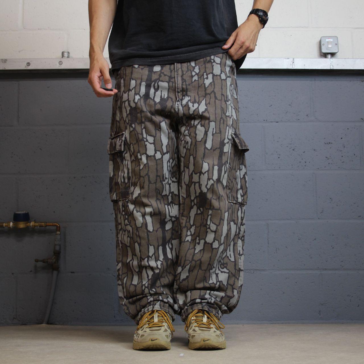 Duxback camo cargo pants y2k utility brown Trebark camouflage utility hunting cargos