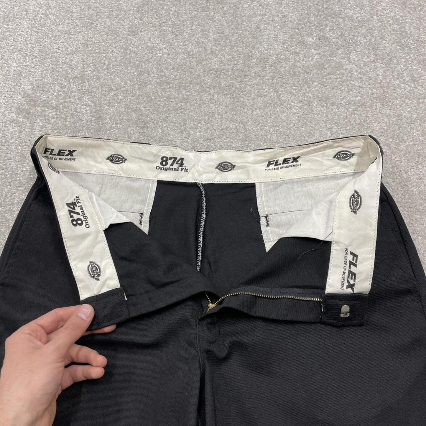 00s Dickies 874 chino shorts skater style black W36 loose chino
