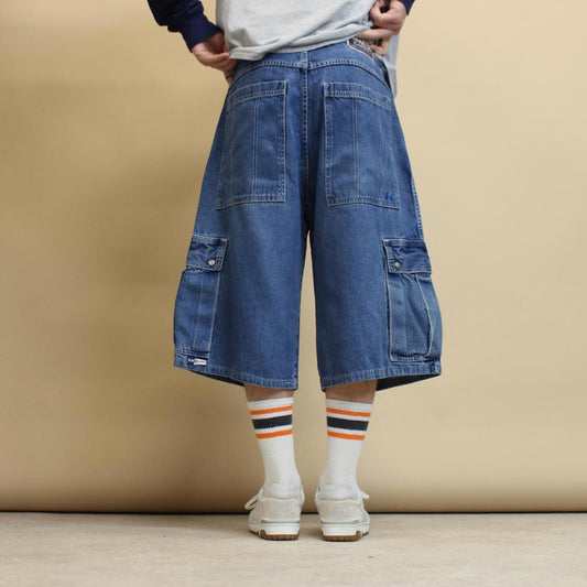 Rare Kik Wear Industries cargo shorts W36 baggy denim skater Y2K Shorts
