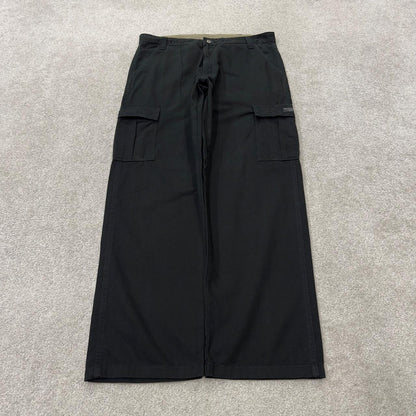 Baggy Wrangler carpenter pants y2k black Loose straight leg skater 2000s style cargo pants