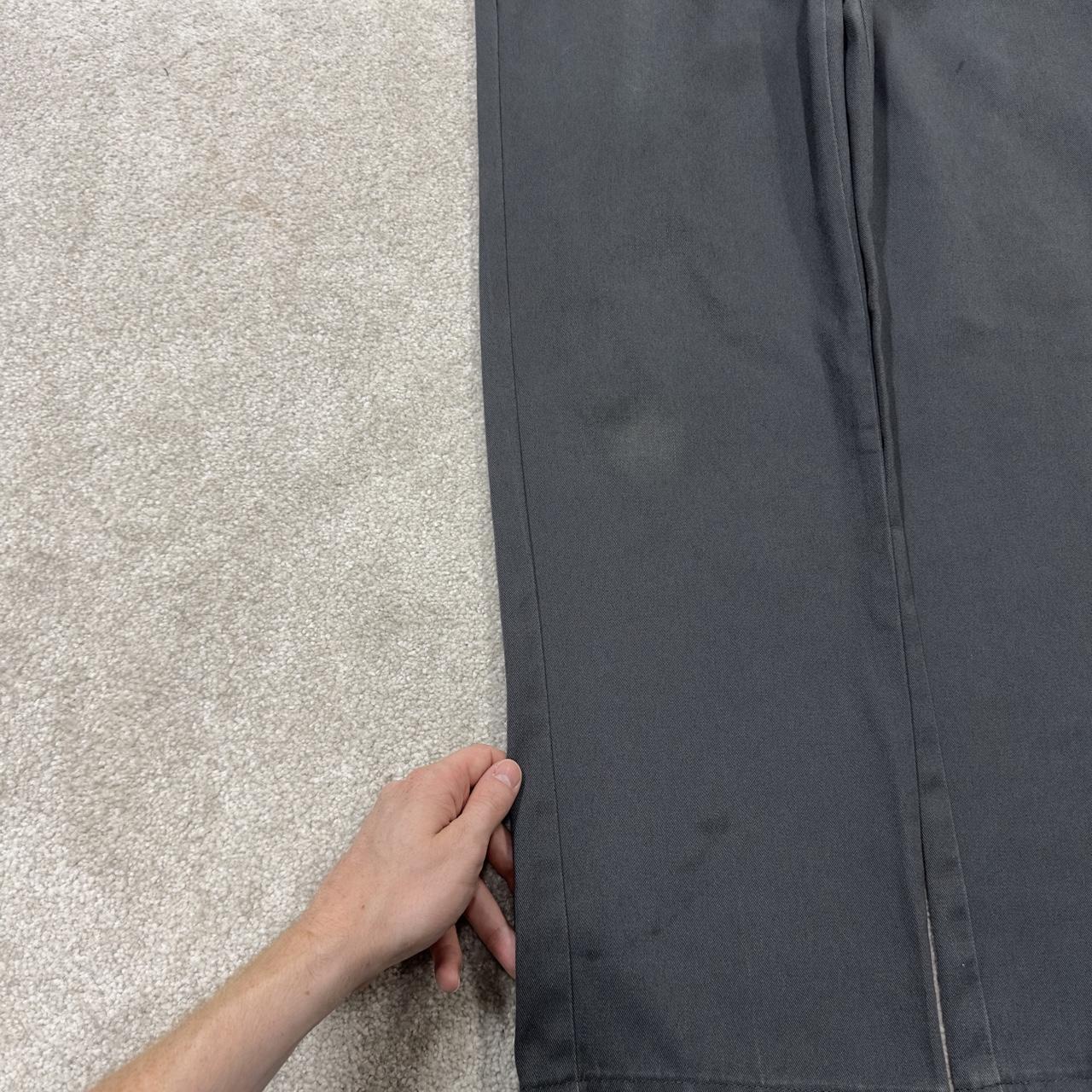 Dickies slim straight chino pants grey W34L30 Straight leg twill chino style skate work trousers