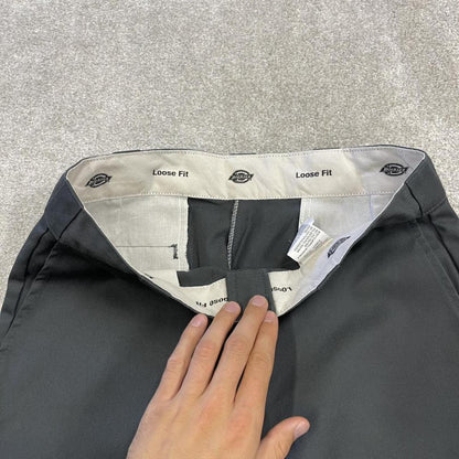 Dickies baggy chino shorts y2k carpenter grey Chino skater surf shorts loose fit festival