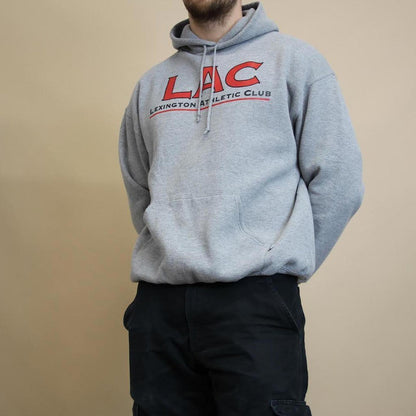 Grey vintage Russell hoodie XL Thick pullover jumper
