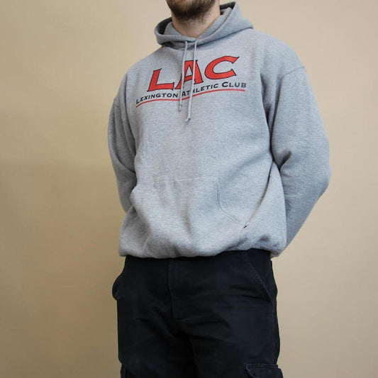 Grey vintage Russell hoodie XL Thick pullover jumper