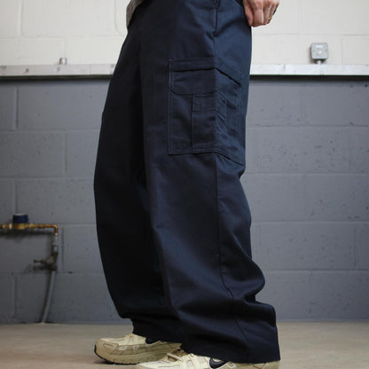 Dickies baggy cargo pants W34L30 navy Chino style utility skate work trousers