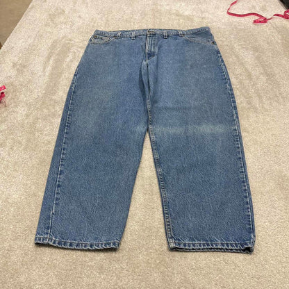 Vintage Carhartt jeans 90s y2k skater style W46L30 blue loose 100% cotton denim