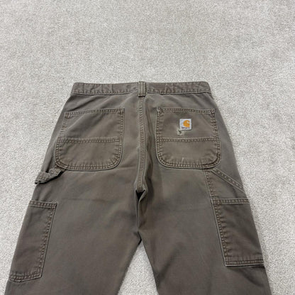 Carhartt carpenter pants relaxed y2k khaki Straight leg skater style workwear pants