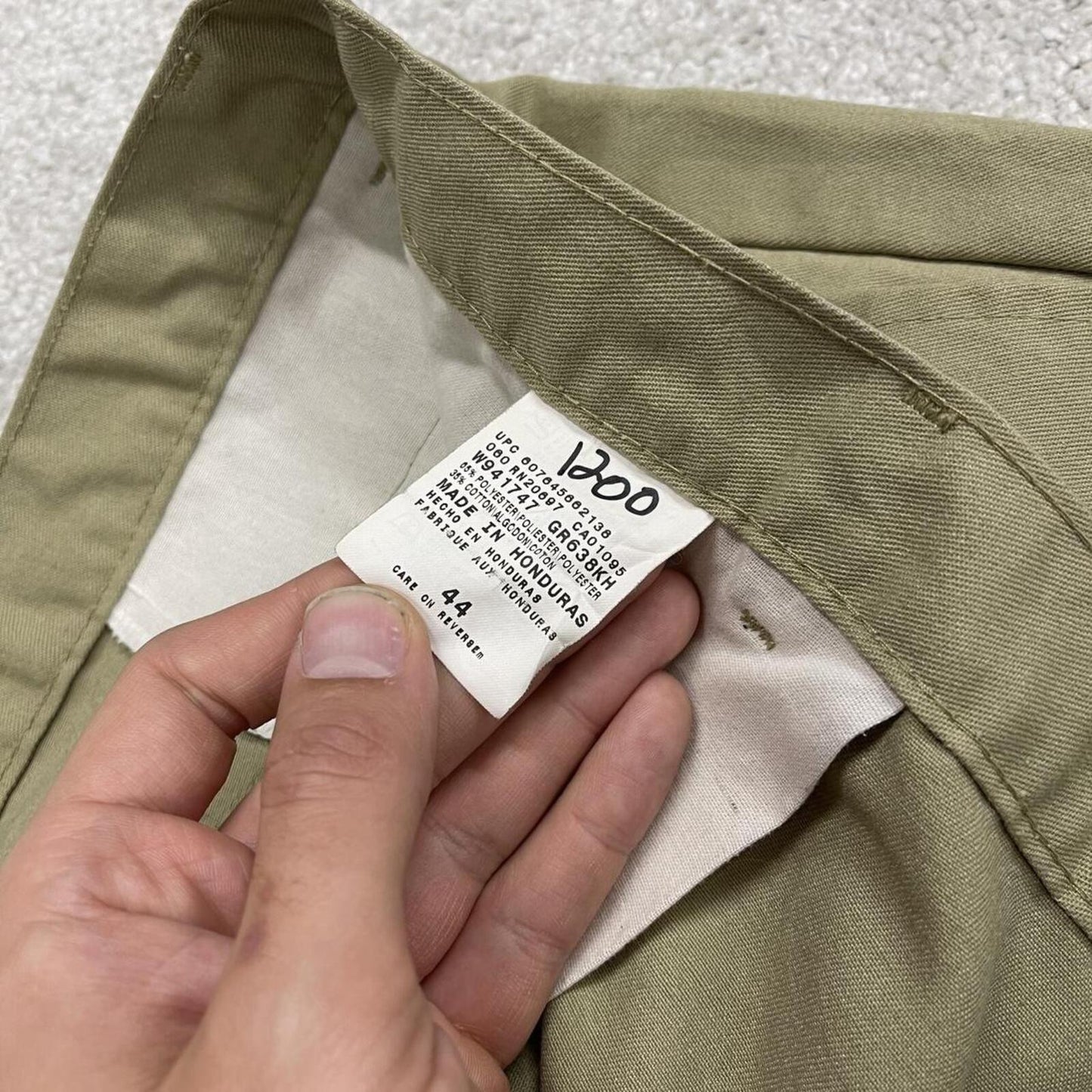 Dickies extra baggy chino shorts carpenter khaki Skater / surf style shorts long wide leg festival