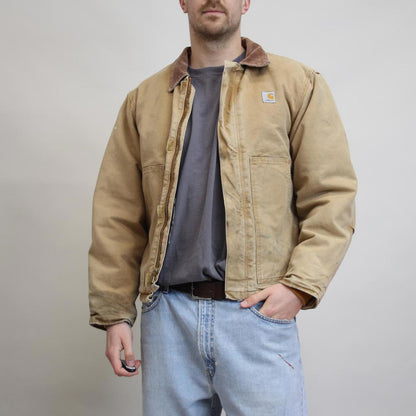 Vintage Carhartt traditional jacket Large boxy cropped workwear Detroit style