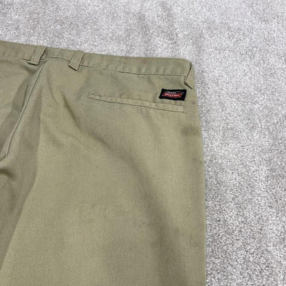 Y2K Dickies work pants khaki Straight twill chino style workwear skater trousers