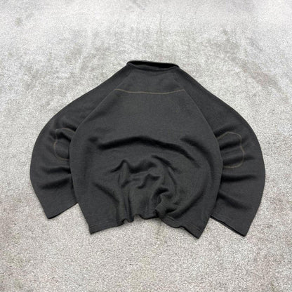 00s Columbia technical fleece XL men's grey full zip up y2k style autumn adjustable waist