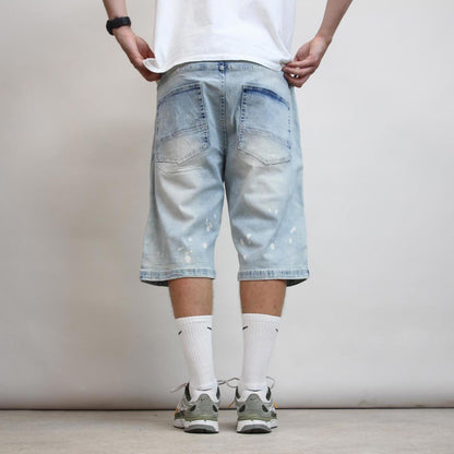 Blue Switch denim shorts W42